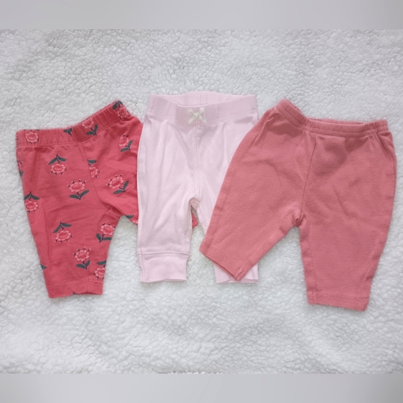 Newborn Baby Girl Onesies and pants Carter's short-sleeved and long-sleeved - Picture 2 of 2